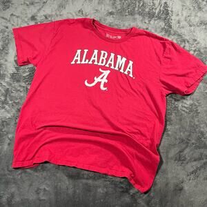Y2K Vintage Alabama Sportswear 100% Cotton Red T Shirt